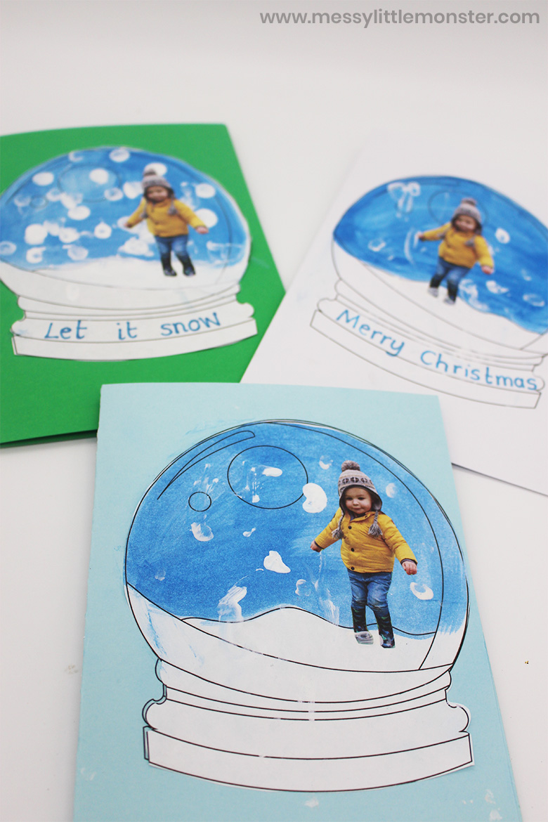 Snow Globe Craft Template