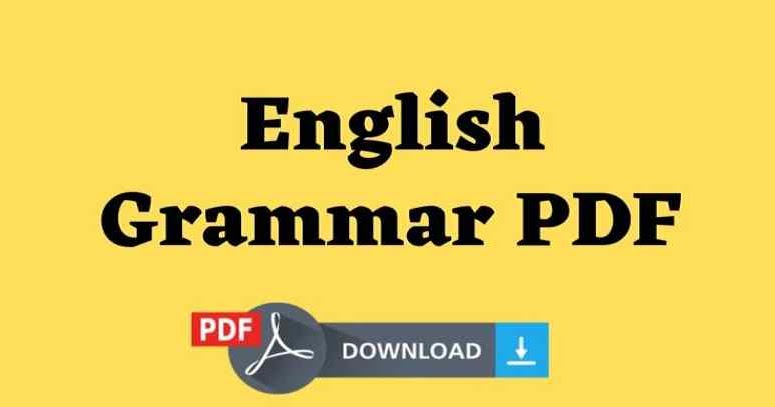 English Grammar PDF Notes - NotesPDF