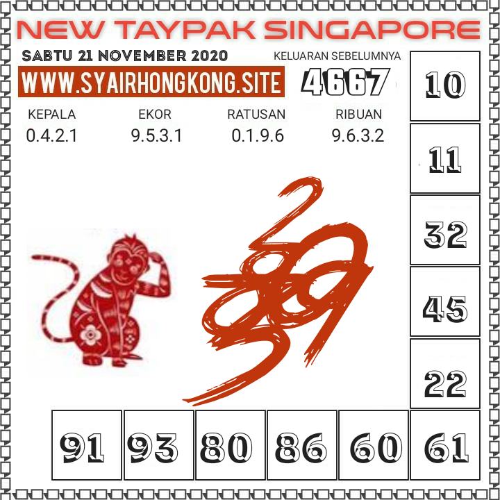 Syair Togel Singaporepools 21 November 2020. Syair Terlengkap hari ini
