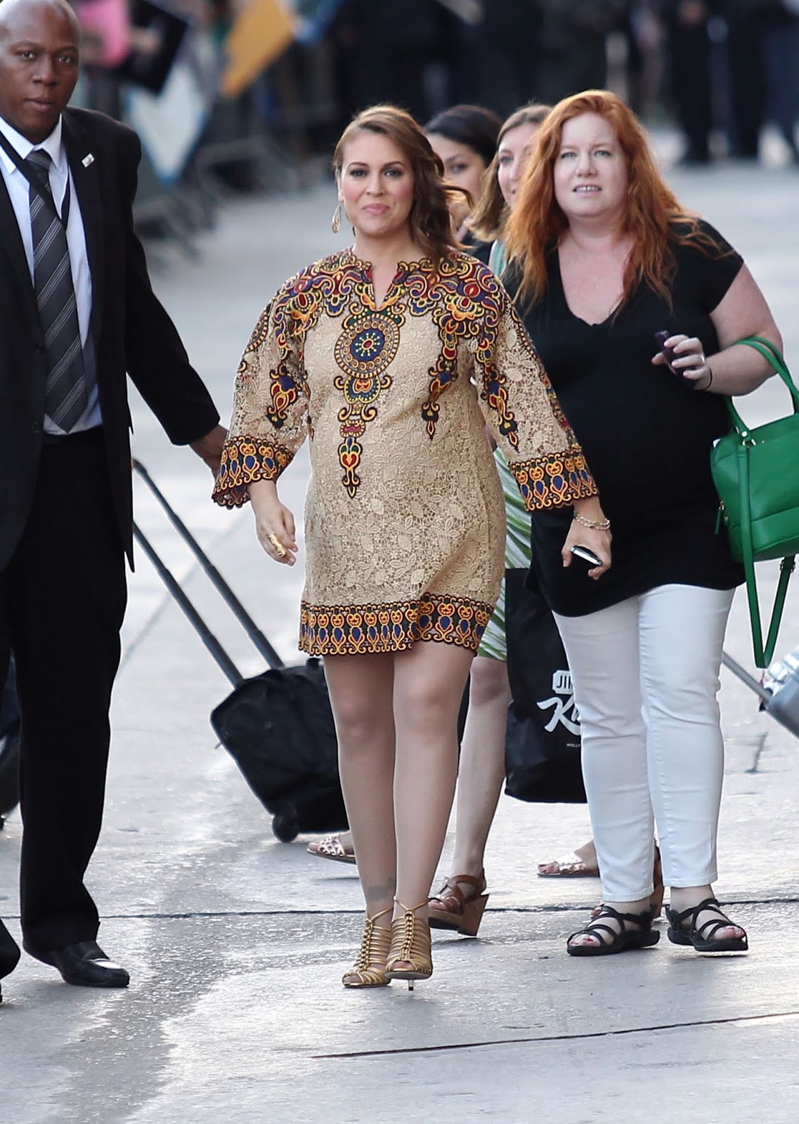 Fashionable Legs Alyssa Milano