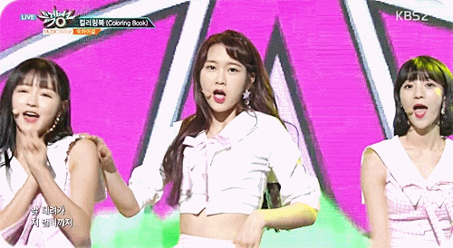오마이걸 뮤직뱅크 무대.gif | 인스티즈