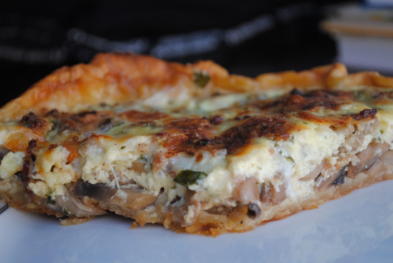 Fabulously Delicious: Mushroom (and Sausage) Pie