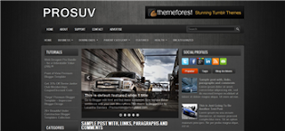 ProSUV Blogger Template Free Download