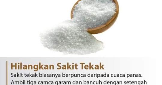 Tekak hilangkan sakit Cara Hilangkan