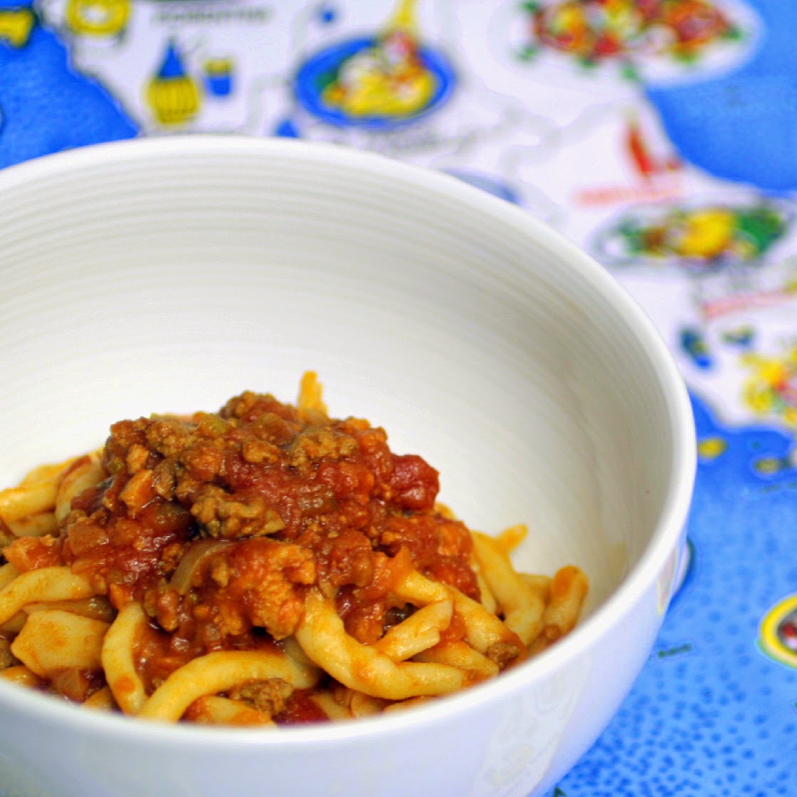 This recipe for ragu comes all the way from an Italian kitchen in the Emilio-Romagnia region.  Using only a few simple ingredients it is rich, filling and surprisingly easy!