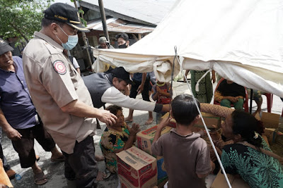 Walikota Tebingtinggi Meninjau Langsung Lokasi Banjir Akibat Luapan Sungai Padang