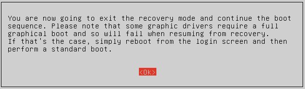 ubuntu 12 04 リカバリーモードで起動する kledgeb