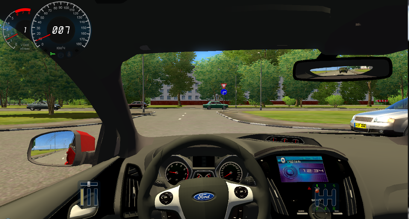 Симулятор машины с открытым миром. City car Driving Ford Focus 3. Ford Focus 2 City car Driving. City car Driving 2020 ПК. Ford Racing 2.