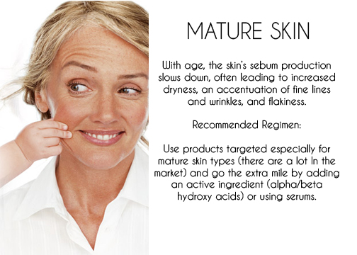 skin Definition of mature