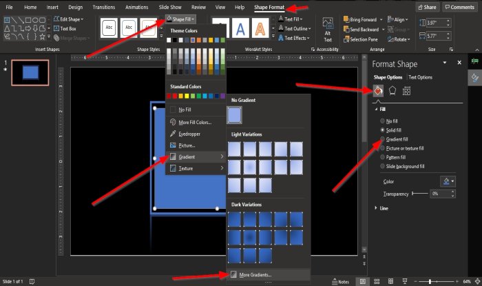 แทรกตัวจับเวลาถอยหลังในงานนำเสนอ PowerPoint