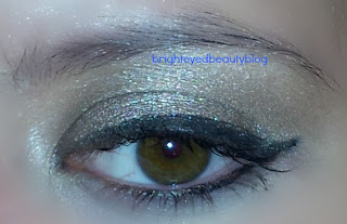 Eye look with theBalm Overshadow in 'Work is Overrated' 