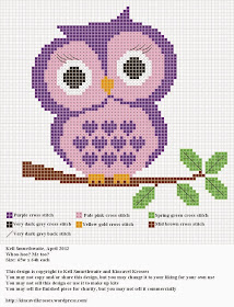 Cross Stitch : Owls - Free Patterns