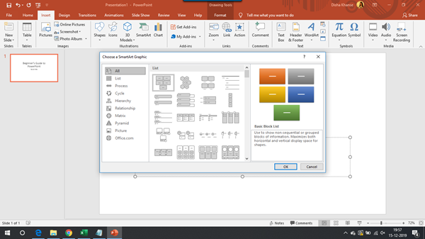 Esercitazione di presentazione di Microsoft PowerPoint