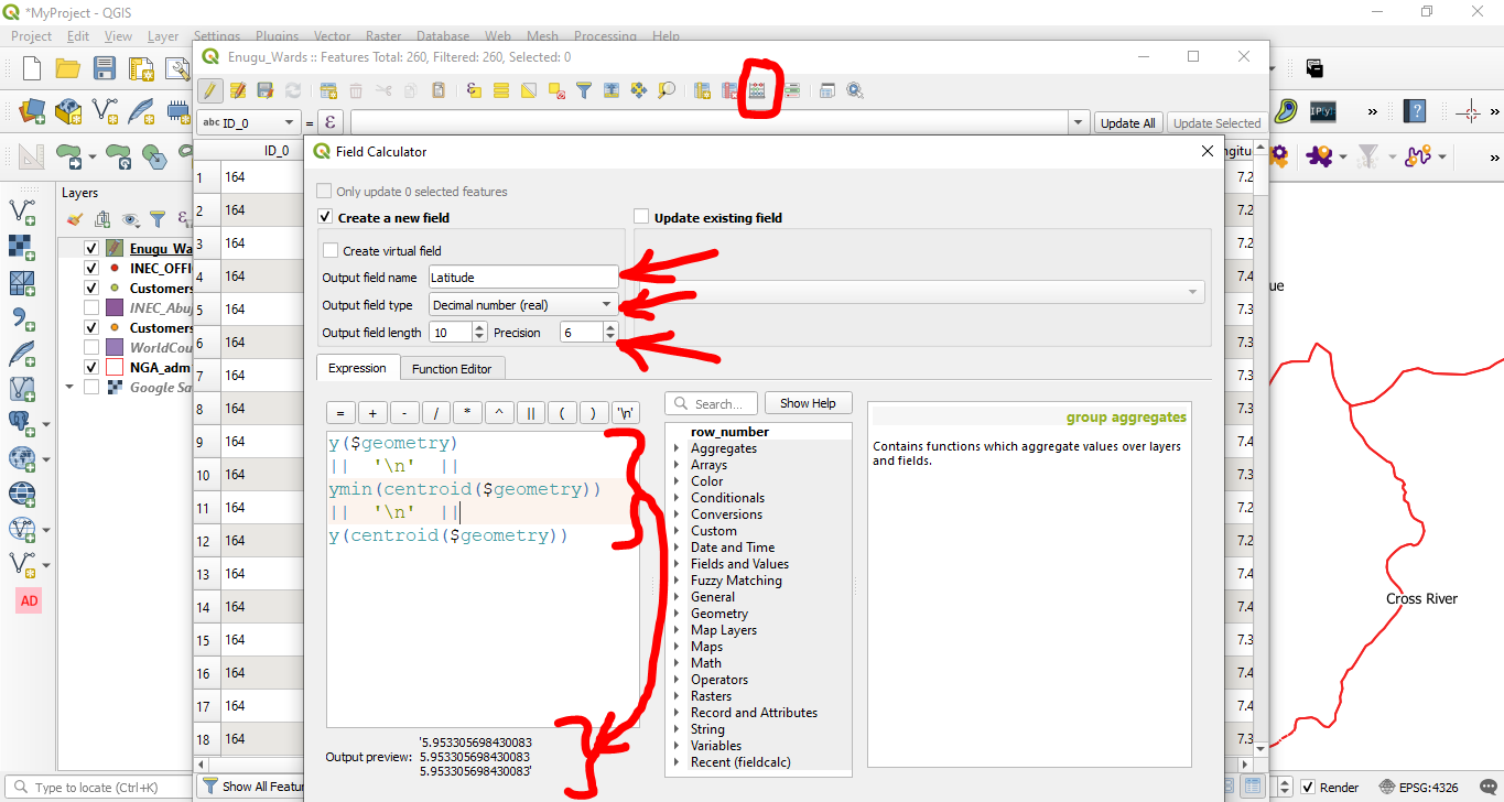 Geospatial Solutions Expert QGIS Calculate the Mid Coordinates of Polygons