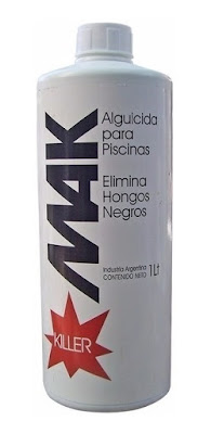 Mak Killer, para eliminar hongos negros de tu piscina PUNTO SANITARIO CORDOBA ARGENTINA