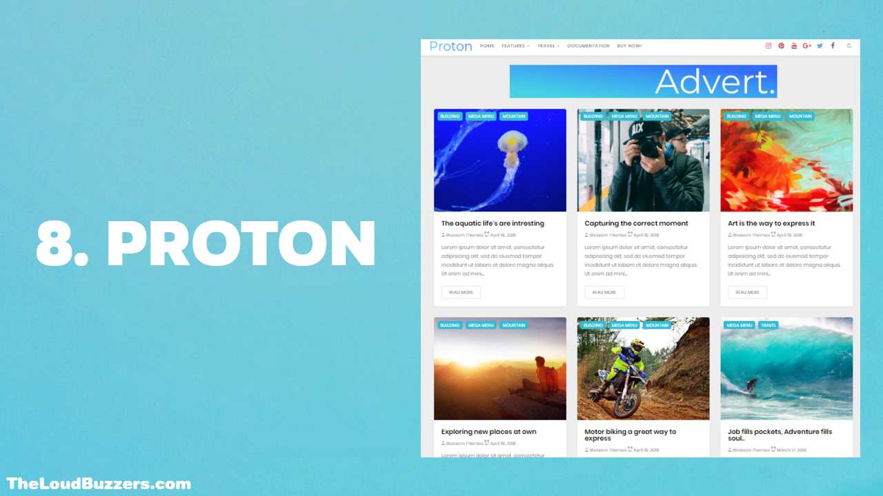 Proton Blogger Template Proton Blogger Template