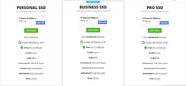 Reseller Club Cloud Hosting Plans / Price