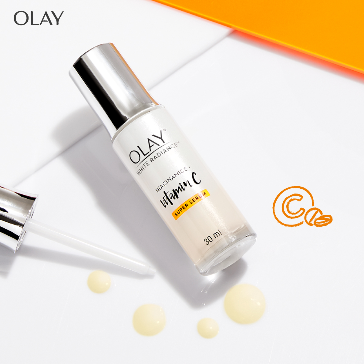 Olay Super Serums with Niacinamide, Vitamin C, Hyaluronic Acid, and