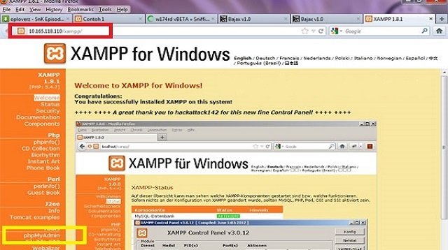 Cara Hack Xampp