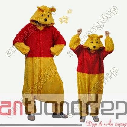 may bán mascot gấu pooh