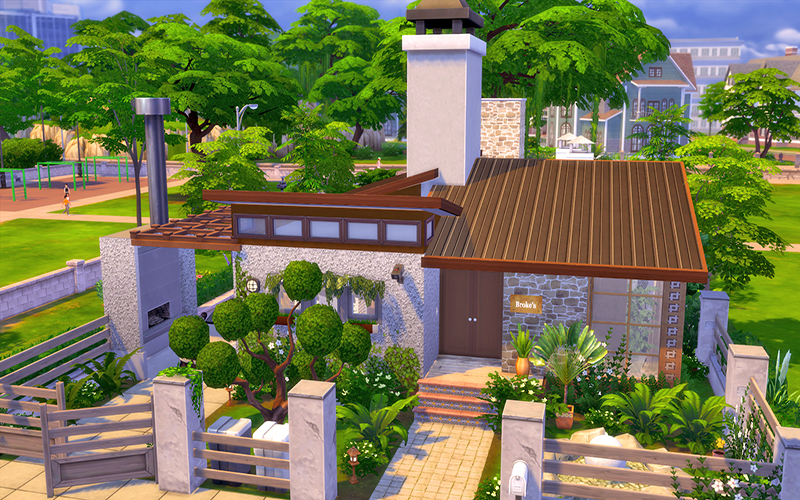 Contemporary Vacation House | Sims 4 Houses