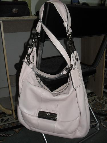 coach kristin leather hobo