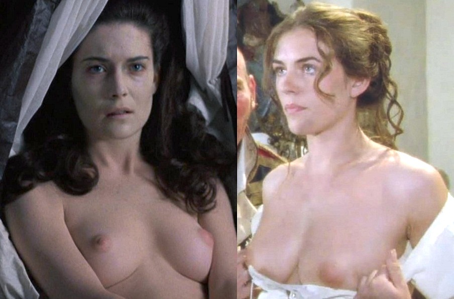 Lara Flynn Boyle in "The Road to Wellville" & Liz Hurley in &...