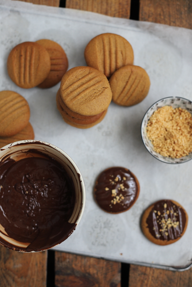 Biscuit au beurre de cacahuète