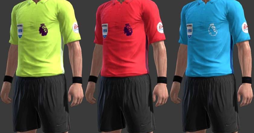 premier league referee jersey