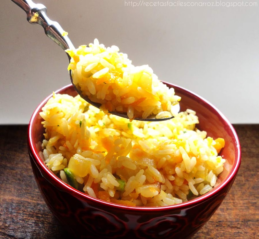 arroz liviano con verduras vegano