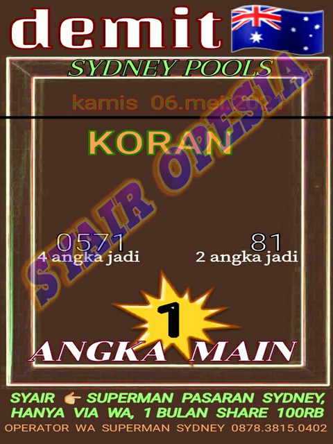 gambar togel sydney