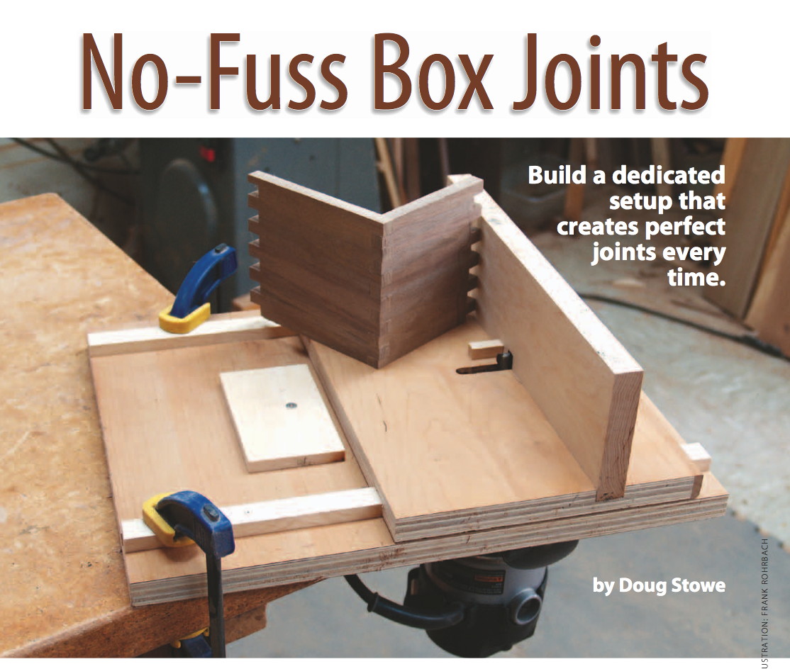 Free box joint jig woodworking plan Leonora Duskin