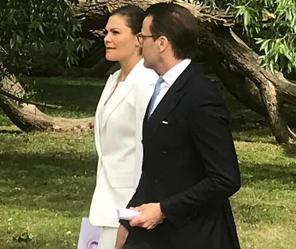 Queen Silvia, Crown Princess Victoria and Prince Daniel attended the inauguration of the 2004 Indian Ocean Tsunami Memorial at Royal Park