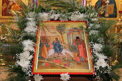 Βαΐων: Η θριαμβευτική είσοδος του Χριστού στα Ιεροσόλυμα ... Η πρώτη ανάσταση