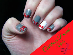 christmas present nails tutorial festive super