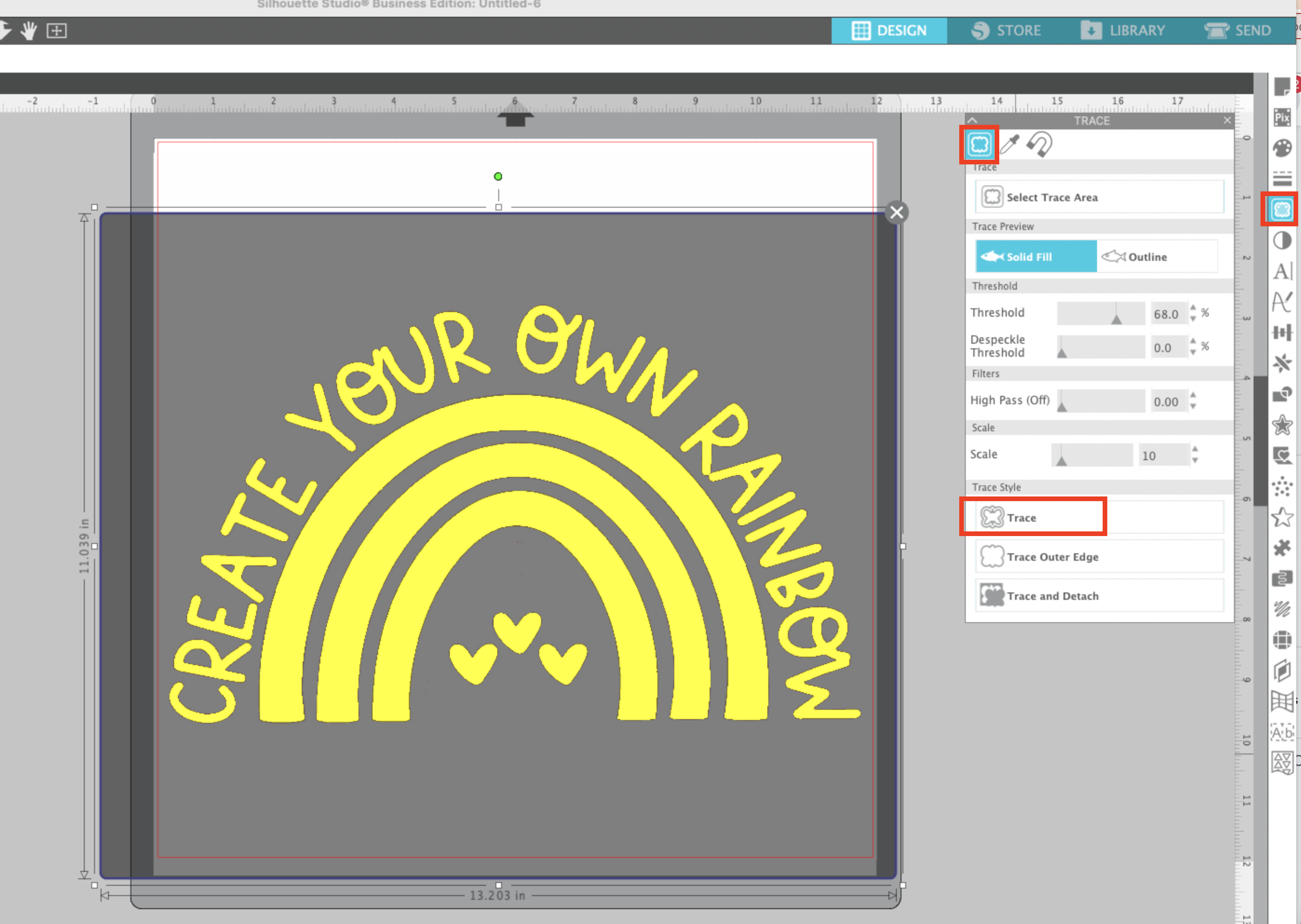 How to Fill a Traced Image in Silhouette Studio (to Change the Colors
