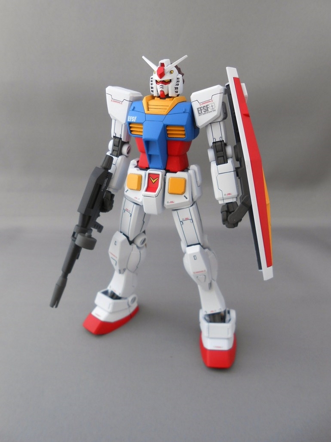 Painted Build: HGUC 1/144 RX-78-2 Gundam REVIVE - Gundam 