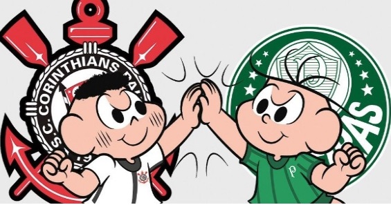Palmeiras parabenizou o Corinthians nas redes sociais