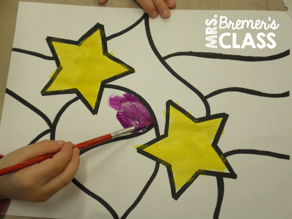 Mrs. Bremer's Class: Mrs. Wishy-Washy Art, Christmas Cards &amp; More Kindergarten Christmas Art