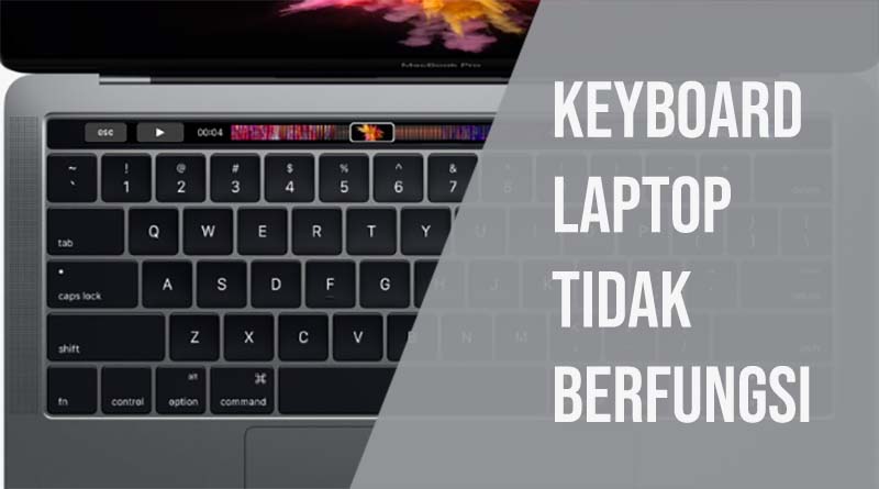 Keyboard laptop tidak bisa mengetik huruf