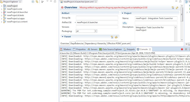 How to Build AEM project in Eclipse using AEM Archetype