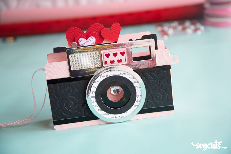 Paper Craft Creations Vintage Camera Box Card Valentine Lollipop Holders Heart Boxes Free Free Free