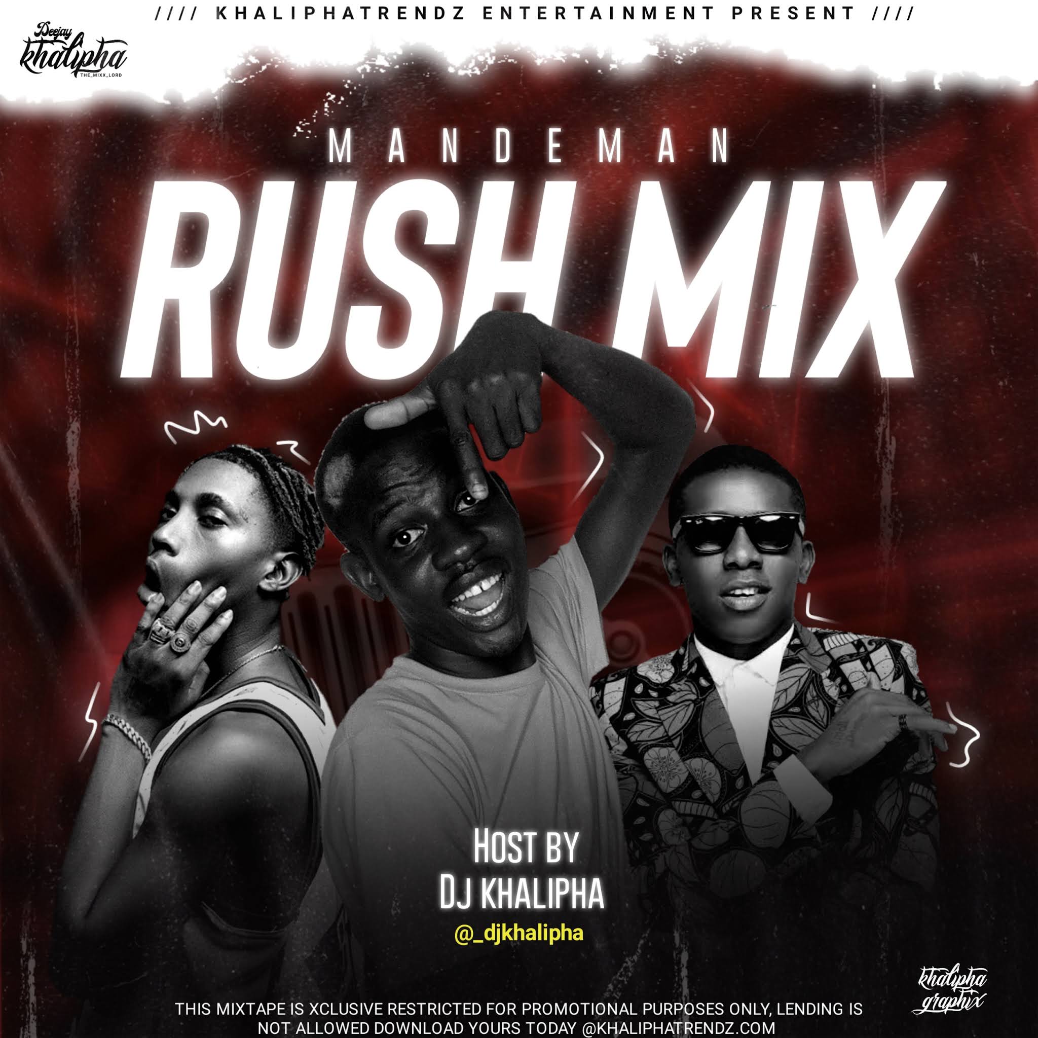 [ DJ MIX ] Dj Khalipha Rush Mandeman Mix (Moving fast) khaliphatrendz