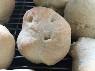 doughball with a face