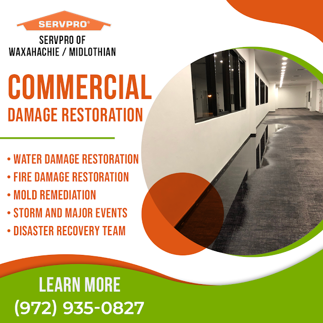 commercial water damage restoration