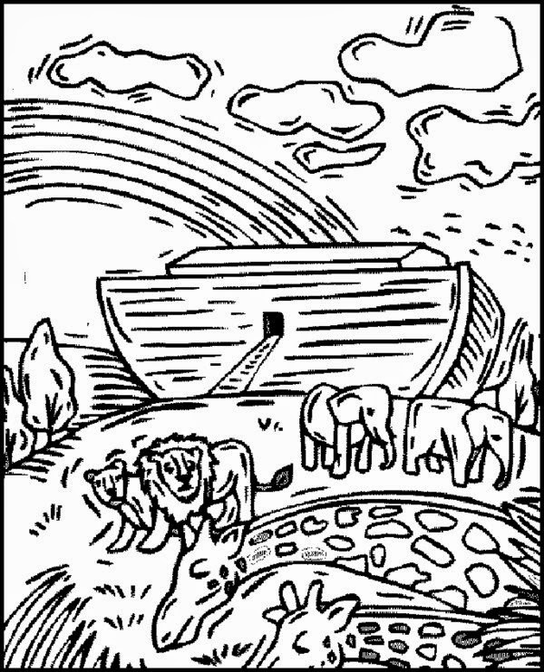 Free Christian Coloring Pages  Noahs Ark Coloring Pages  New Coloring Pages