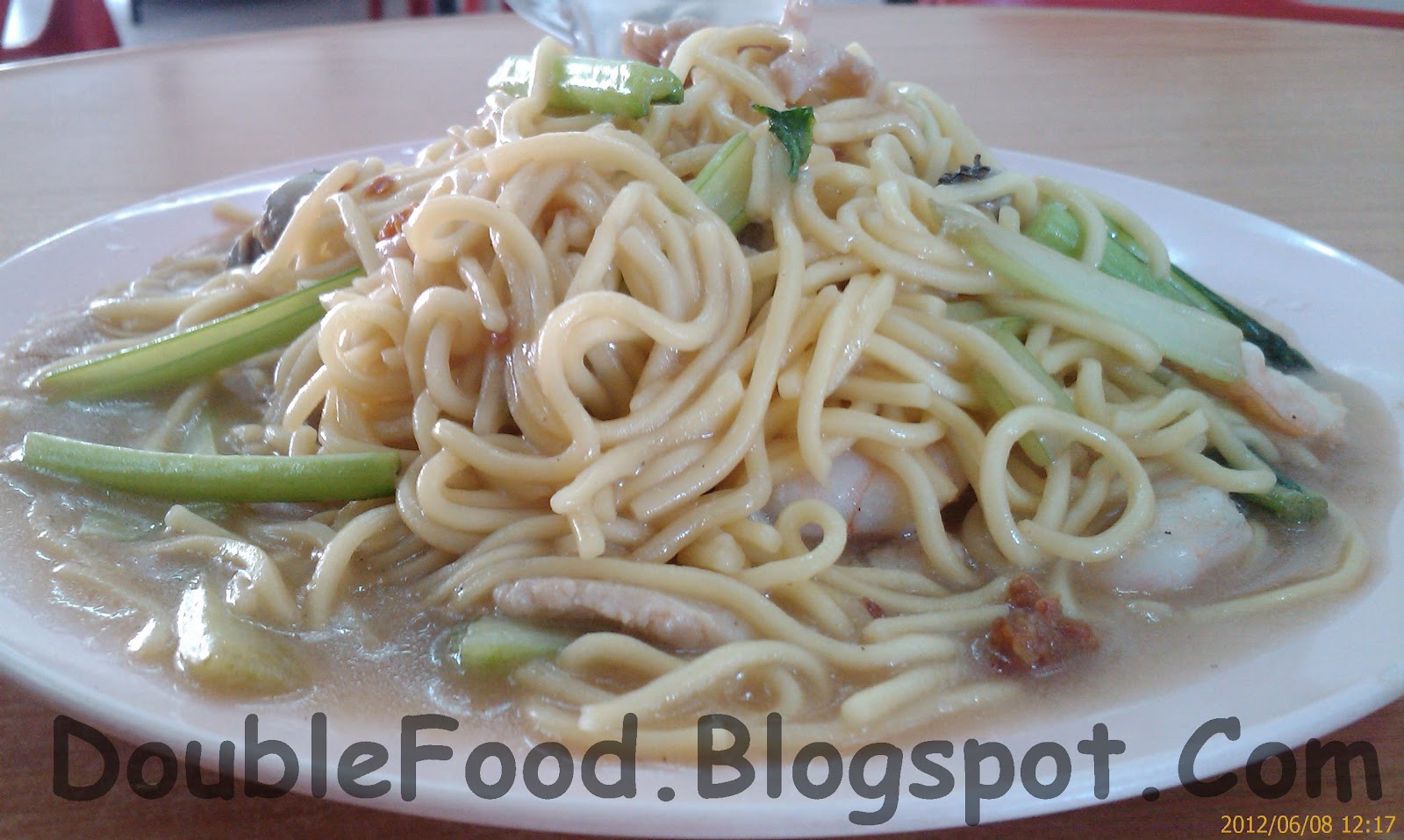 Famous Oyster Noodle in Penang Sin Lean Heang Double Food Reviews