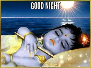 Hare Krishna Radhe Krishna Good Night Image