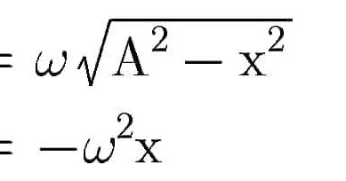 simple harmonic motion formulae simple harmonic motion formulae
