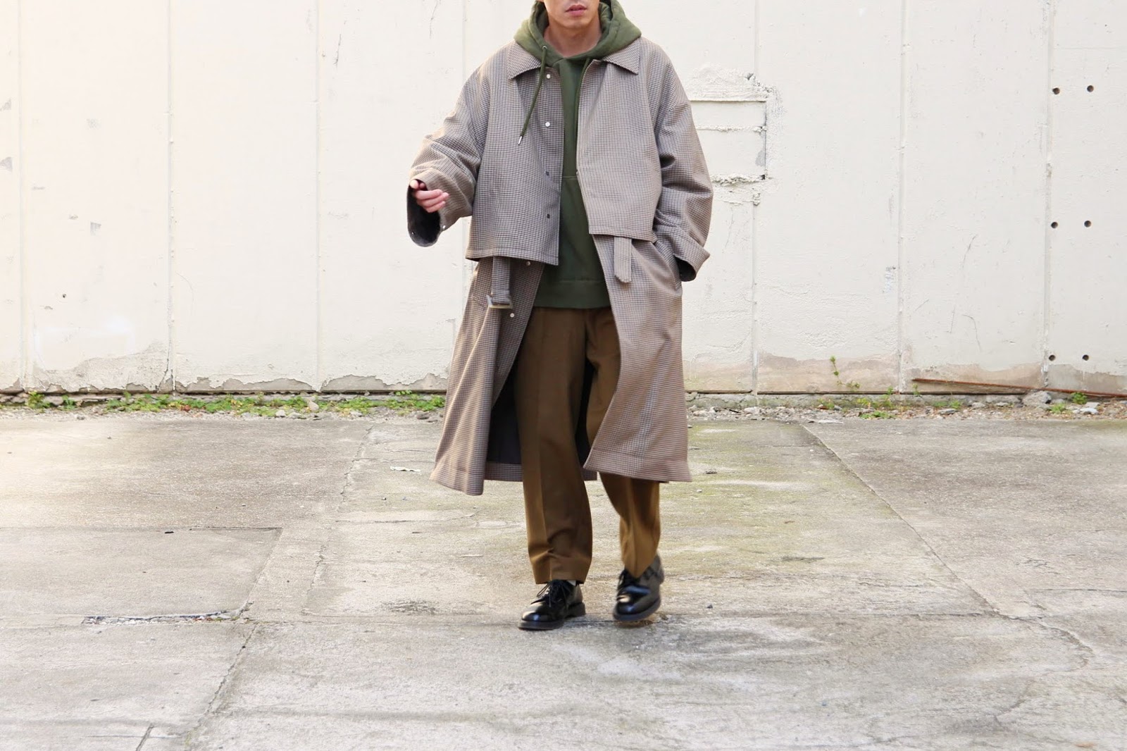 YOKE】19SS 3WAY BAL COLLAR SHARE COAT | angeloawards.com